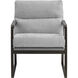 David San Remo Winter Cloud / Antonio Charcoal Lounge Chair